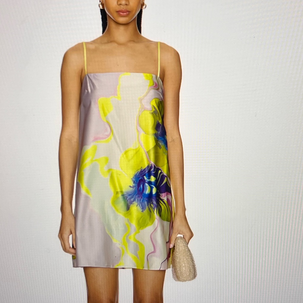 Misa Maxine  Los Angeles Cream Sleeveless Sheath Mini Dress